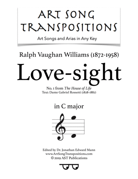 Love Sight C Major Sheet Music