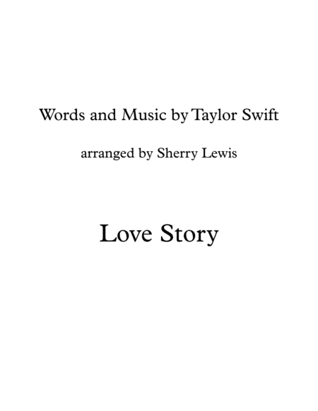 Love Story String Quartet For String Quartet Sheet Music