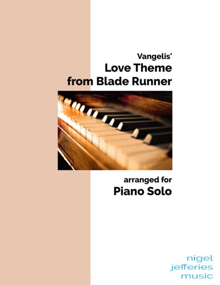 Free Sheet Music Love Theme From Blade Runner Arranged For Piano