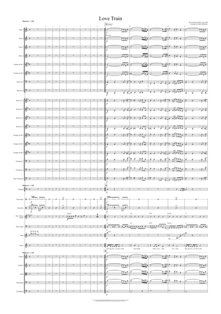 Free Sheet Music Love Train Male Vocal With Pops Orchestra Key Of C
