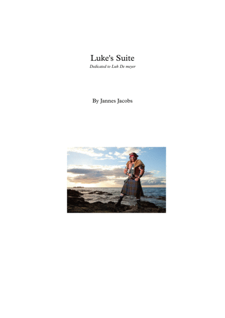 Free Sheet Music Lukes Suite By Jannes Jacobs