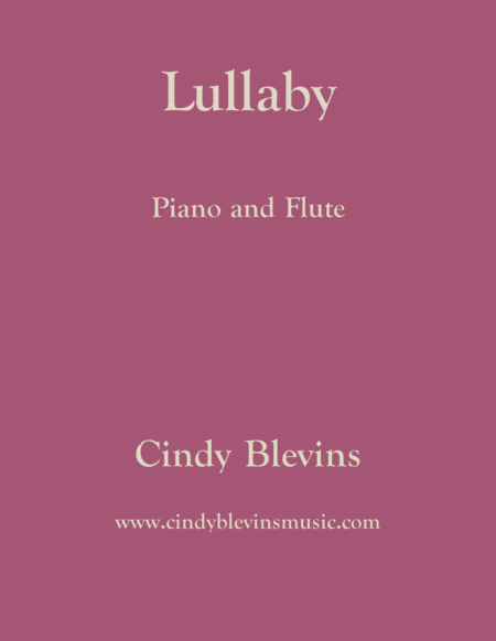 Free Sheet Music Lullaby For Piano And Flute