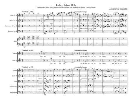 Lullay Infant Holy Sheet Music