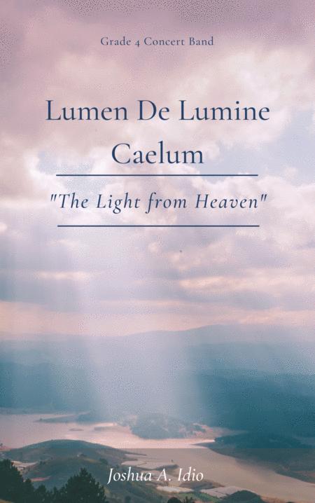 Free Sheet Music Lumen De Lumine Caelum