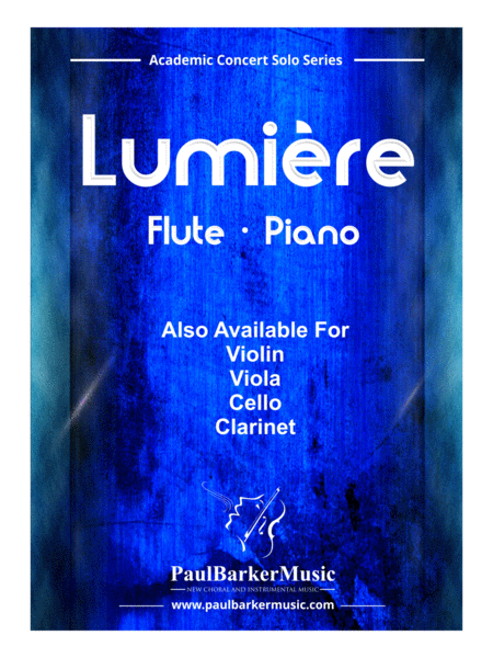 Lumire For Flute Piano Score Parts Sheet Music