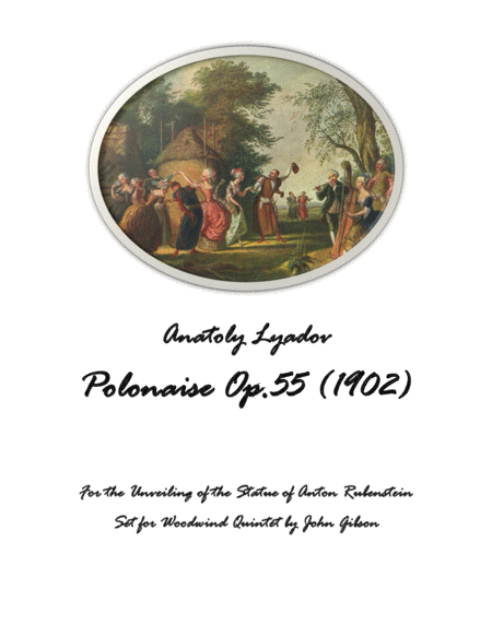 Lyadov Polonaise For Woodwind Quintet Sheet Music