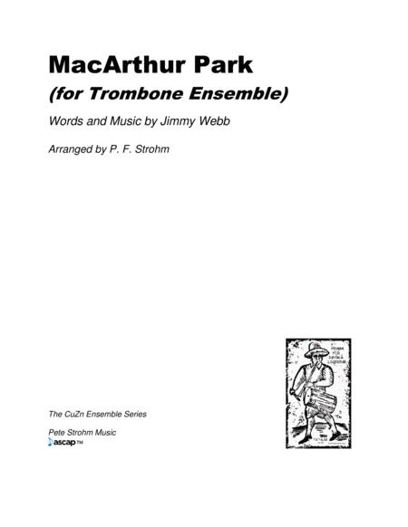 Macarthur Park Trombone Ensemble Score And Parts Sheet Music