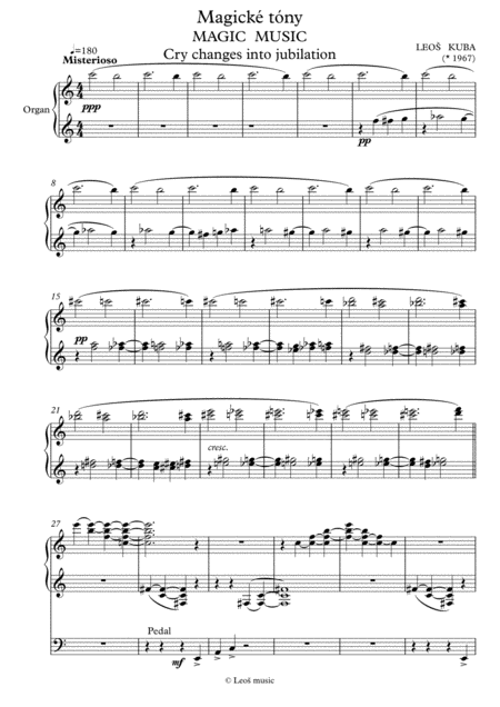 Magic Music Sheet Music