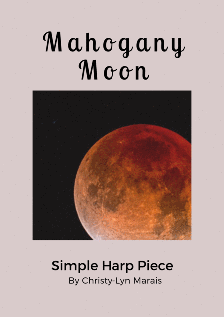 Mahogany Moon Easy Harp Sheet Music