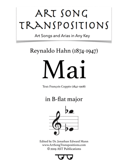 Mai B Flat Major Sheet Music