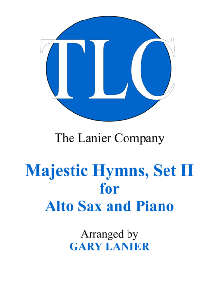 Majestic Hymns Set Ii Duets For Alto Sax Piano Sheet Music