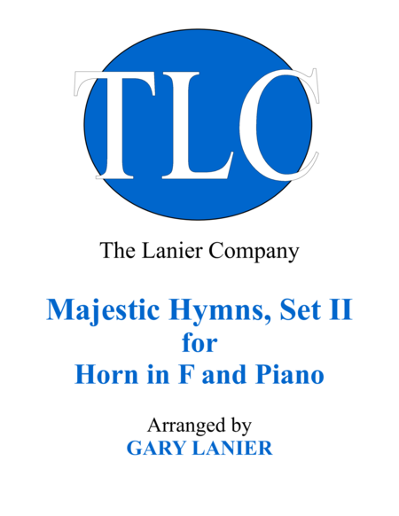Free Sheet Music Majestic Hymns Set Ii Duets For Horn In F Piano