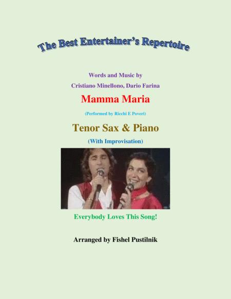 Mamma Maria With Improvisation For Tenor Sax And Piano Video Sheet Music