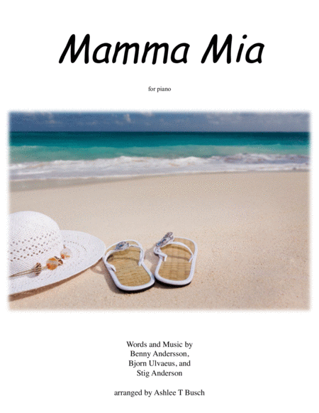 Free Sheet Music Mamma Mia For Piano