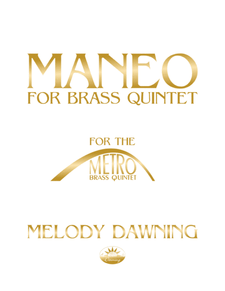 Free Sheet Music Maneo For Brass Quintet