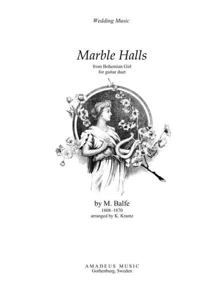 Free Sheet Music Marble Halls For Guitar Duo