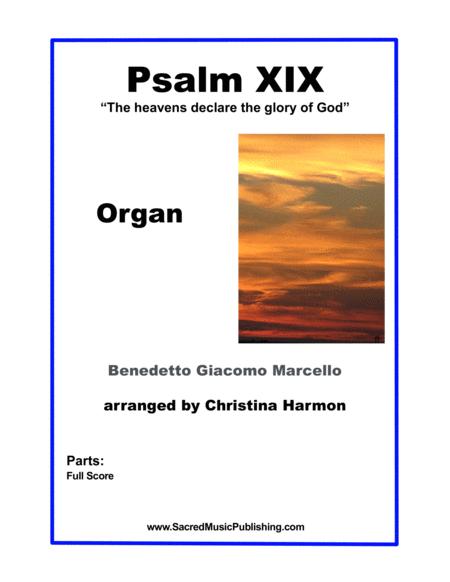 Marcello Psalm Xix Organ Sheet Music