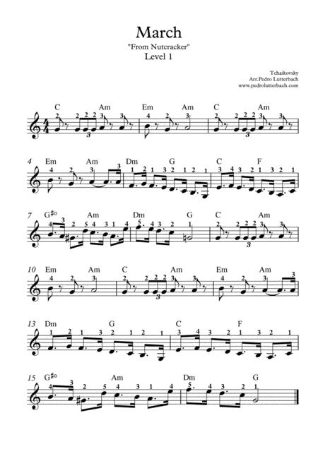 March From Nutcracker Sheet Music