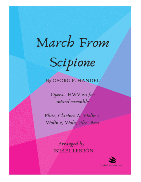 Free Sheet Music March From Scipione Opera