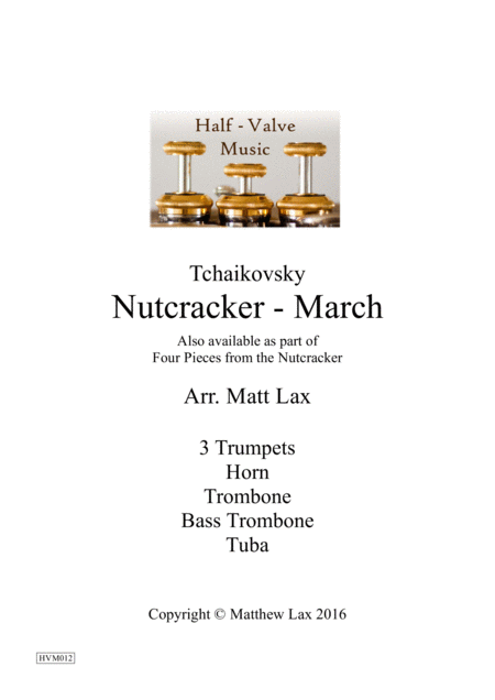 Free Sheet Music March From The Nutcracker Brass Septet