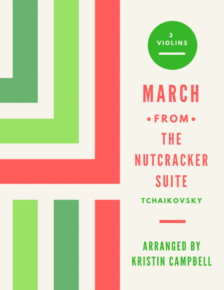 March From The Nutcracker Suite For 3 Violins Sheet Music