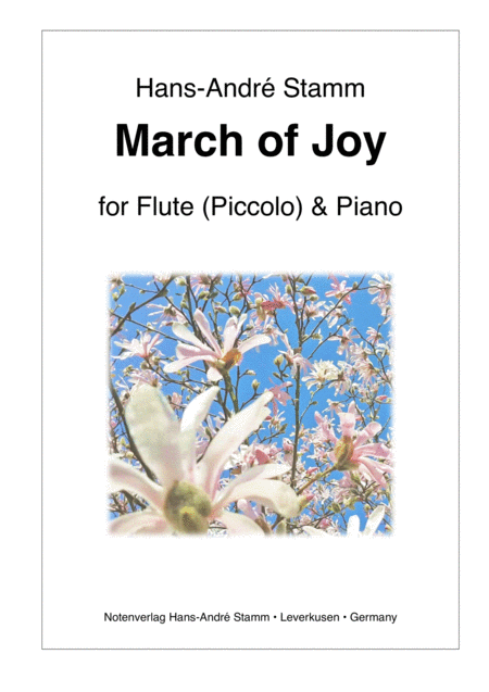 Free Sheet Music March Of Joy For Flute Piccolo And Piano