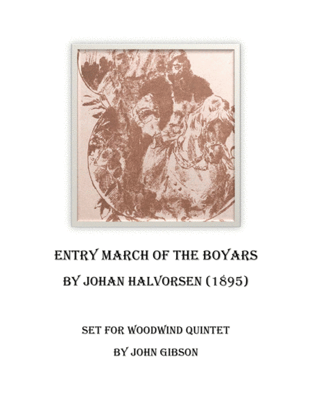 March Of The Boyars Set For Woodwind Quintet Sheet Music