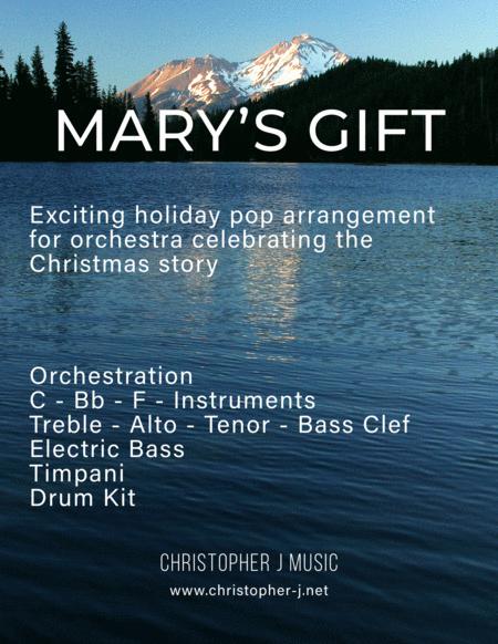 Marys Gift For Symphony Orchestra Full Score And Parts Sheet Music