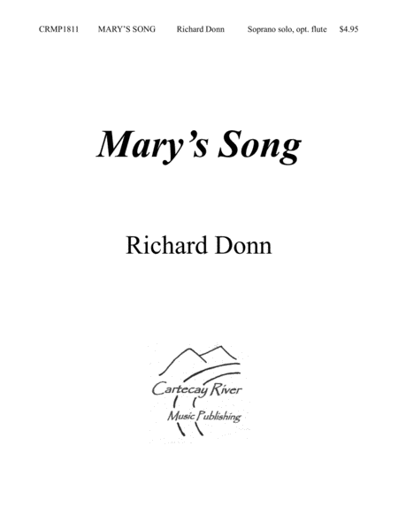 Marys Song Sop Solo Opt Flute Sheet Music