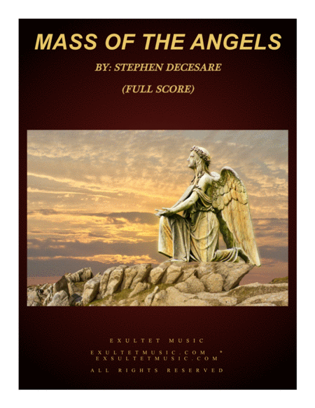 Mass Of The Angels Full Score Sheet Music