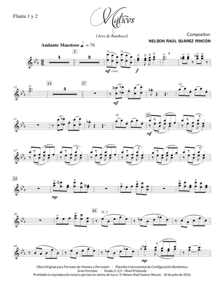 Free Sheet Music Matices Parts