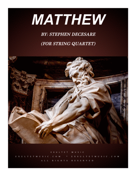 Matthew For String Quartet Sheet Music