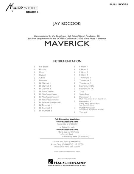 Free Sheet Music Maverick Conductor Score Full Score