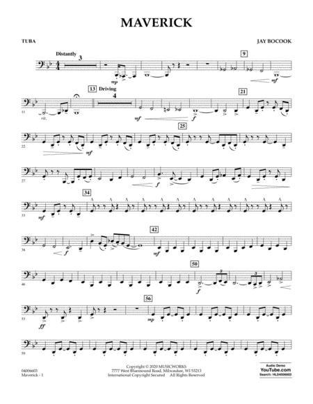 Free Sheet Music Maverick Tuba