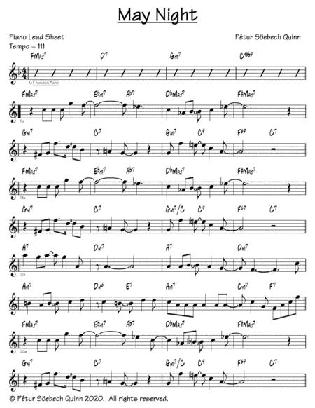 May Night Sheet Music