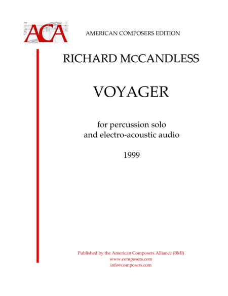 Free Sheet Music Mccandless Voyager