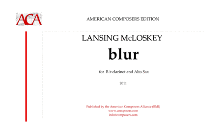 Free Sheet Music Mcloskey Blur Arrangement