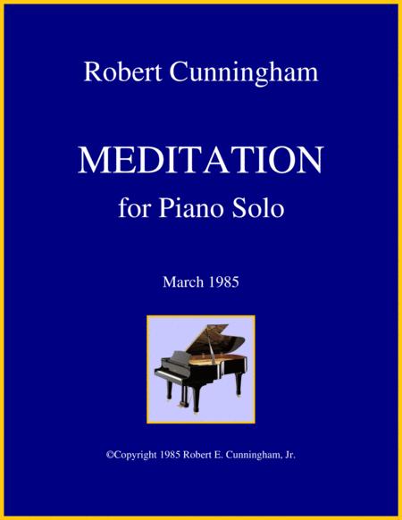 Meditation For Piano Solo Sheet Music