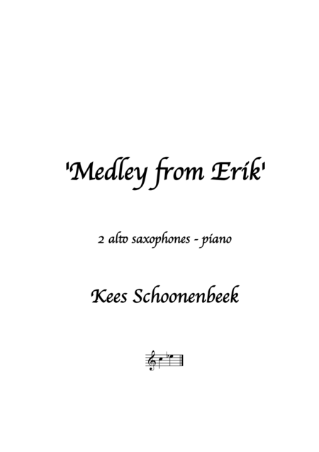 Medley From Erik Sheet Music