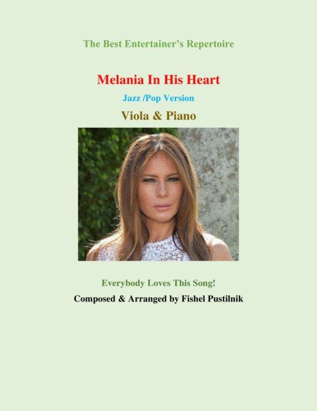 Melania In His Heart For Viola And Piano Video Sheet Music