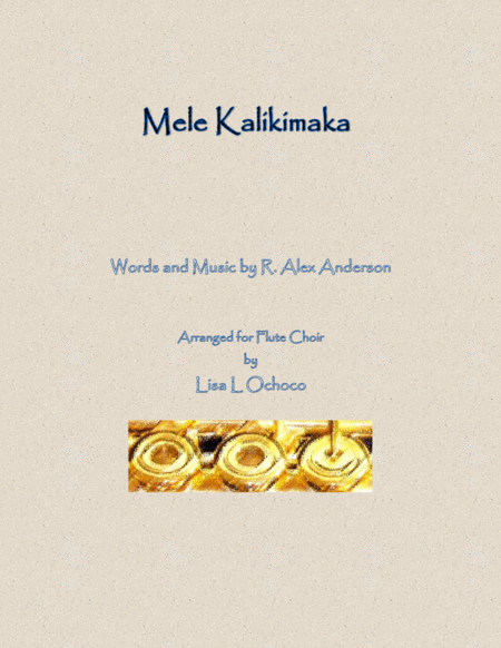 Free Sheet Music Mele Kalikimaka For Flute Choir