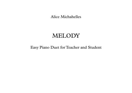 Melody Easy Piano Duet Sheet Music