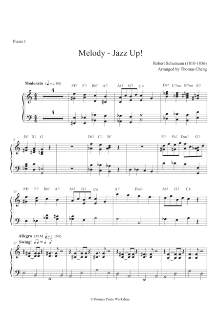 Melody Jazz Up Sheet Music