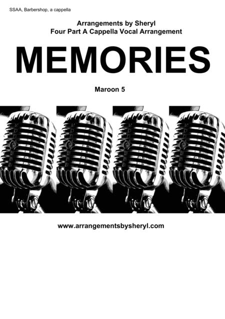 Free Sheet Music Memories Ssaa Quartet Pricing