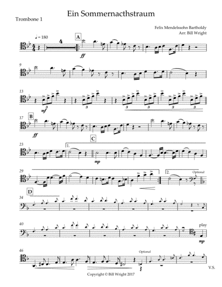 Mendelssohn Wedding March Sheet Music