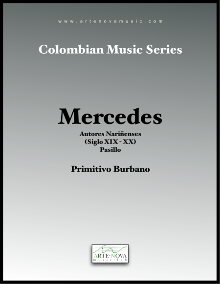 Mercedes Pasillo Para Piano Sheet Music