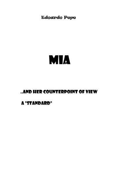 Free Sheet Music Mia And Her Counterpoint Of View