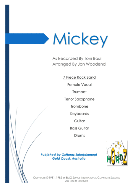 Mickey Sheet Music