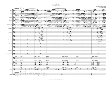 Midnight Sun Big Band Sheet Music