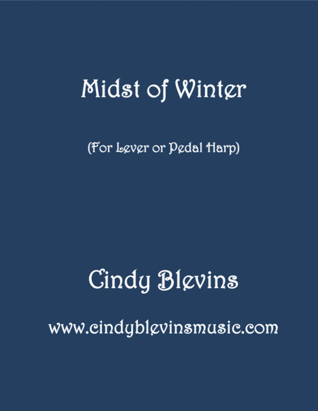 Midst Of Winter An Original Piece For Lever Or Pedal Harp From My Book Winter Wonders Sheet Music
